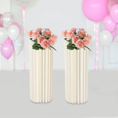 Vases en carton - 2 pièces 31,5 po de hauteur