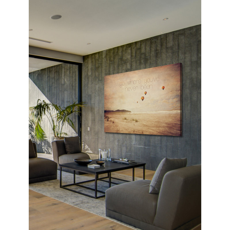 Go Where You've Never Been by Sylvia Cook - Wrapped Canvas Print, 30cm H x 46cm W x 4cm D