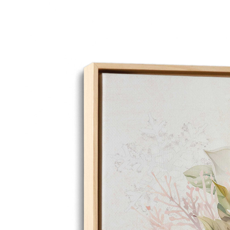 Impression sur toile «Holiday Wishes» par Nicole DeCamp, L 36 x H 36, Érable, Toile avec cadre