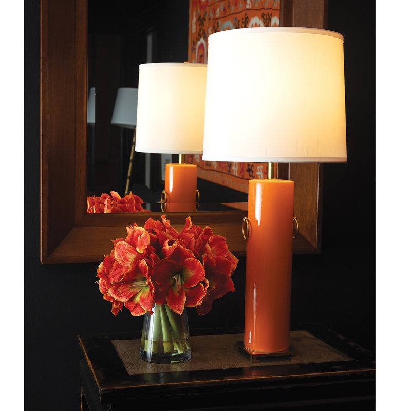 Beverly Lucite Lamp, Orange