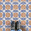 Carreau de céramique à motif de mur 4 po x 4 po Revival