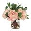 PEONY AND EUCALYPTUS IN CYLINDER
