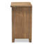 48.01cm W Solid + Manufactured Wood Bedside Table
