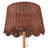62.5" Farmhouse Faux Wood Floor Lamp With Rattan Shade