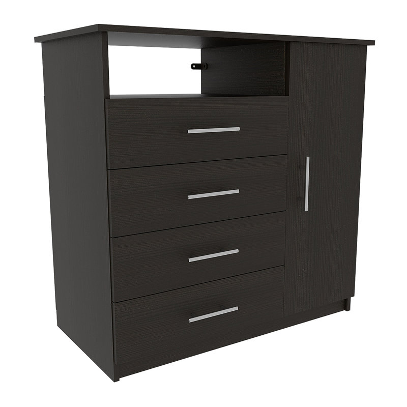 Commode simple à quatre tiroirs Carolina