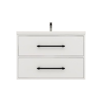 Victoria 29.5'' Single Bathroom Vanity with Acrylic Top