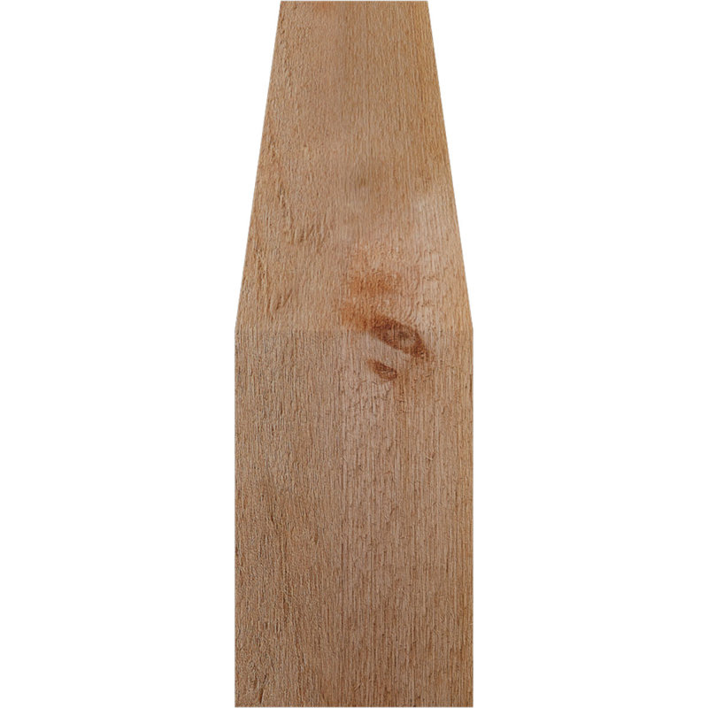 Attelle de genou traditionnelle, Cèdre rouge de l'Ouest (scié brut), H 22 po x l 6 po x P 18 po
