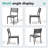 Cyanni 10 - Person 94.5'' L Outdoor Dining Set with Umbrella Hole-714134022