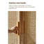 Armoire décorative en rotin de bois massif