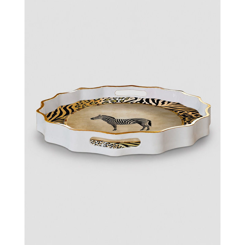 Tray, White/Multicolor