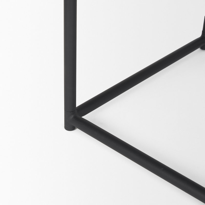 Tabouret d'appoint Galina, Noir