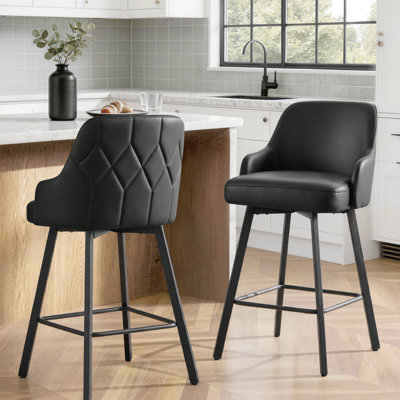 Modern 360° Swivel Bar Stool