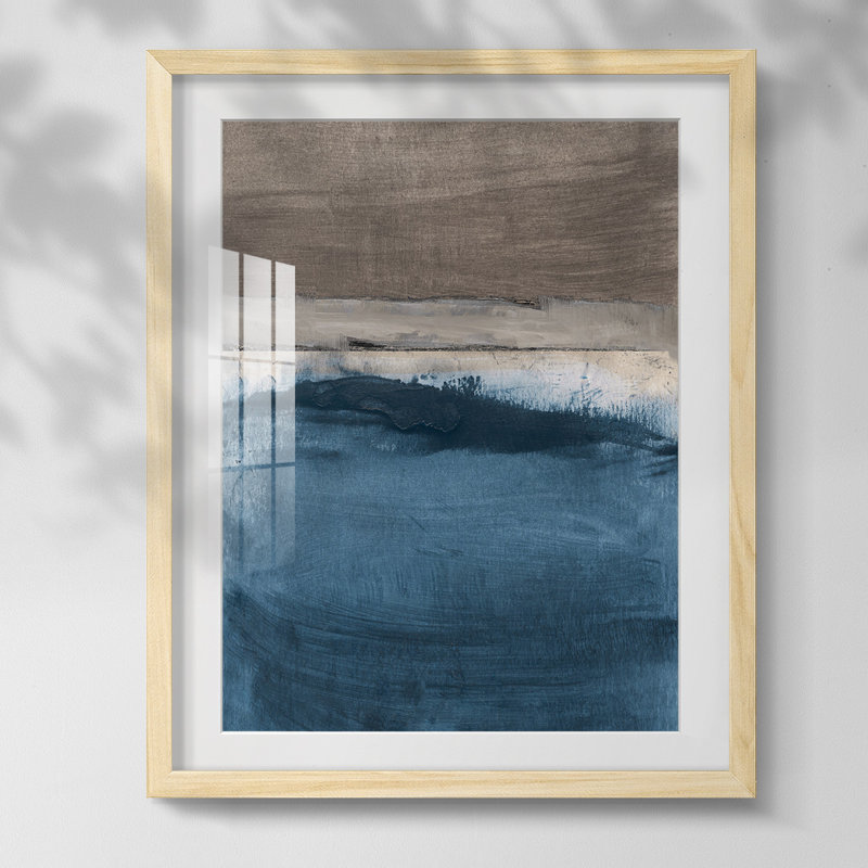 «Blush Sunrise I», reproduction encadrée, Blanc, Papier encadré naturel