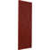 True Fit PVC Two Equal Panel Farmhouse Fixed Mount Shutters w/ Z-Bar