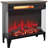 24 Inch Three Sided Glass Electric Fireplace With Feet-964620551