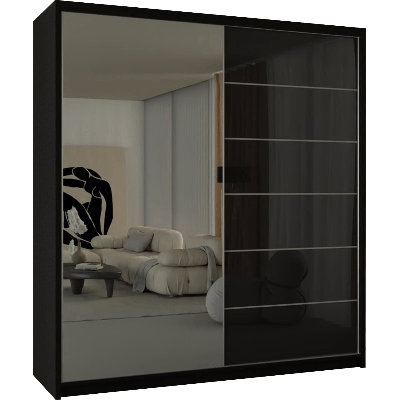 Calvero 2 Door Manufactured Wood Wardrobe