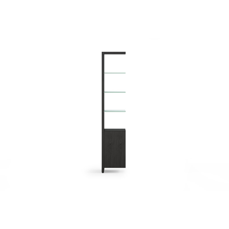 Linea™ Bookcase, Charcoal Stained Ash