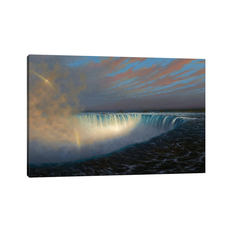 Transcendence Niagara Falls by Ken Salaz - Wrapped Canvas Painting, 20.32 cm H x 30.48 cm W