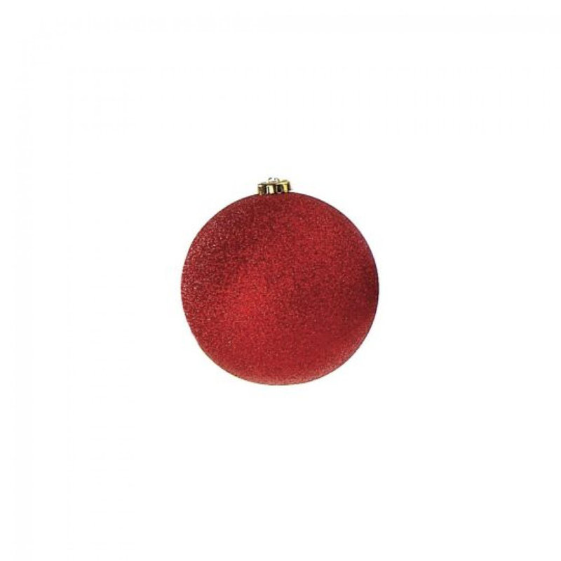 Ornements boule scintillante, Rouge, 2
