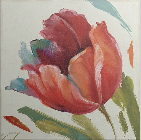 « ii » par lisa audit, reproduction d’art Dancing Colors, H 35 po x l 35 po x P 1,5 po, Toile