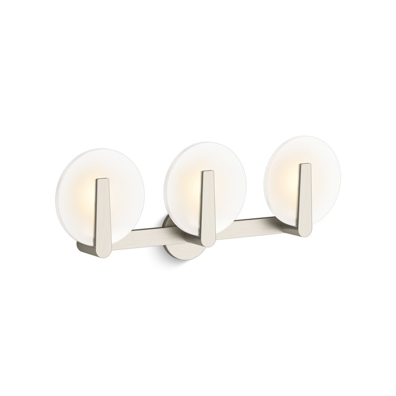 Hint Three-Light Sconce, Brushed Nickel