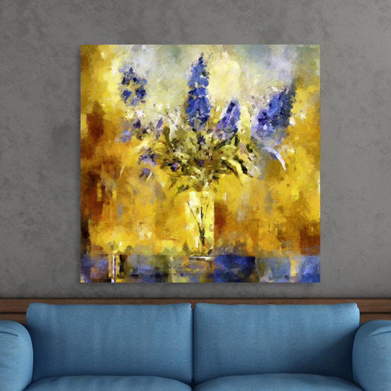 Abdouallah " Hydrangea Arrangement II ", 24" H x 24" W x 1.5" D