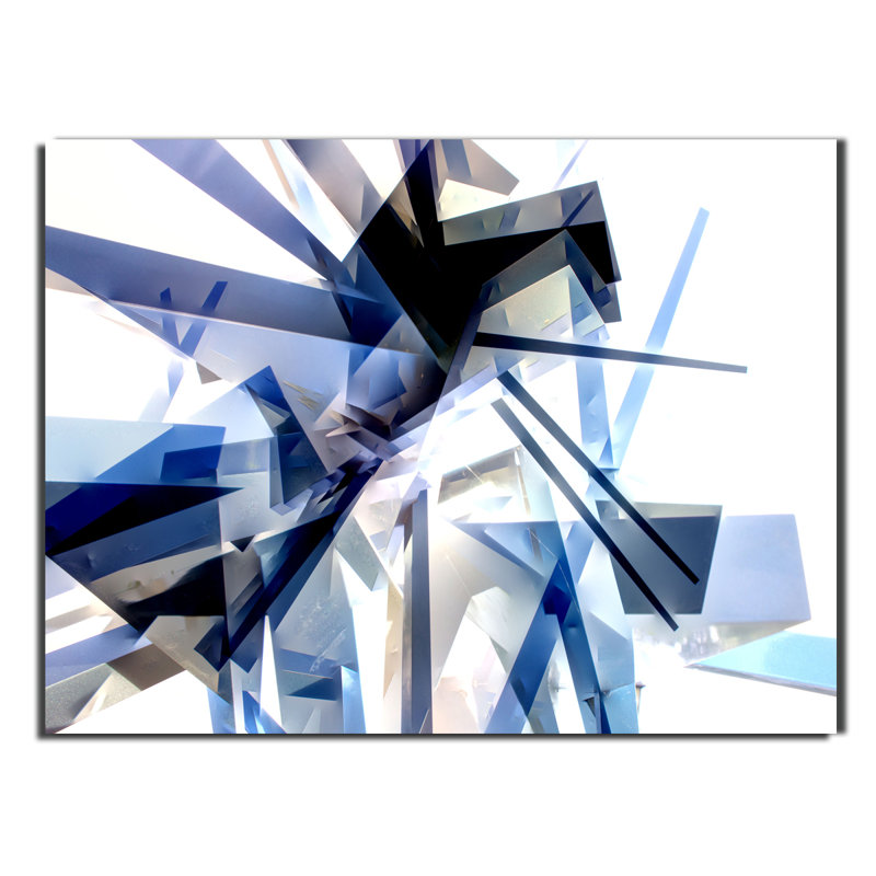 Vibrant Geo IV - impression d'art graphique, H 16 po x l 20 po x P 1 po