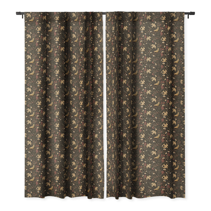 Luiza Blackout Curtain Pair, 50" W x 63" L