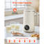 Machine à lait 8 en 1, machine à lait de soja 41 oz avec 10 pales, pour avoine maison, noix, soja, jus, lait frappé, céréales de riz, boissons à base de plantes avec auto-nettoyage, eau bouillante, délai de 12 heures