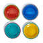 Set Of 4 Color Play Dinner Plates