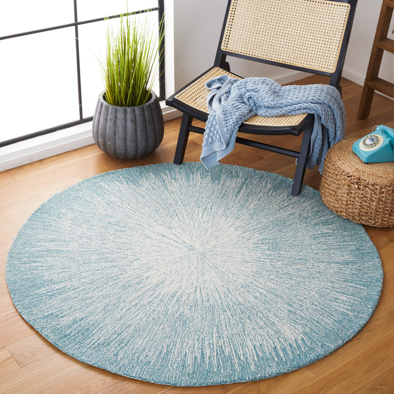 Tapis en laine et coton Balakrishna, Rond 5 pi