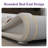 Low Profile Sleigh Bed With Faux Leather Ergonomics Headboard-747776472-747776478