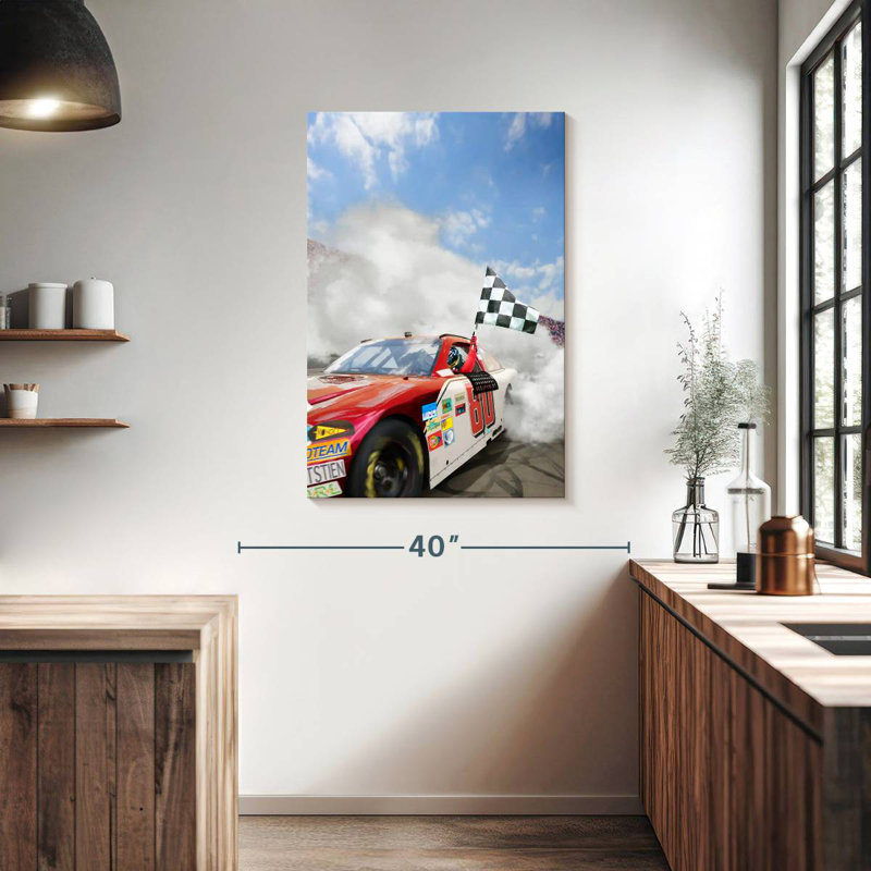 Mehar Nascar Race Car, 39" H x 26" W