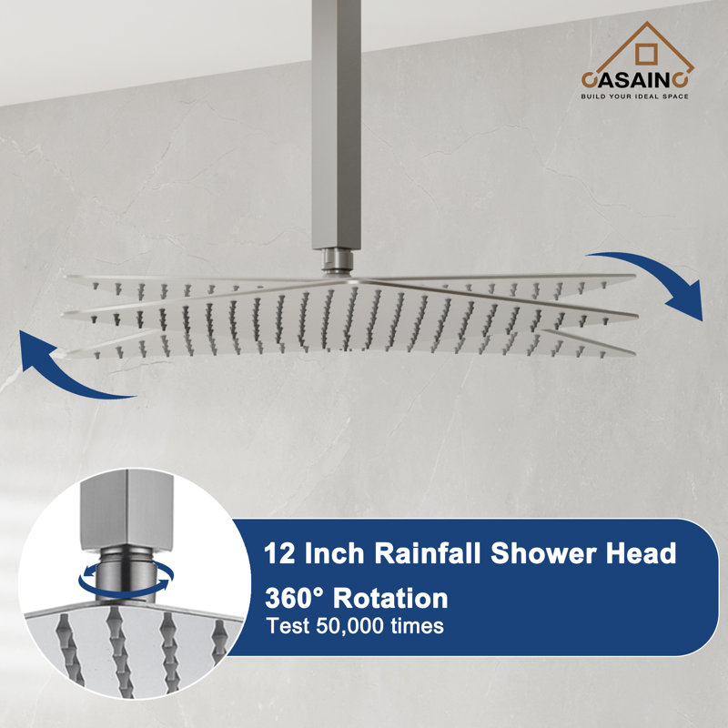All-In-One Kit with Rough in-Valve, Brushed Nickel
