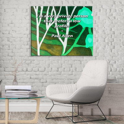 Astoria Grand Gallery Wrapped Canvas By Niall Quinn: "I won’t name any names but I’ll name just one,