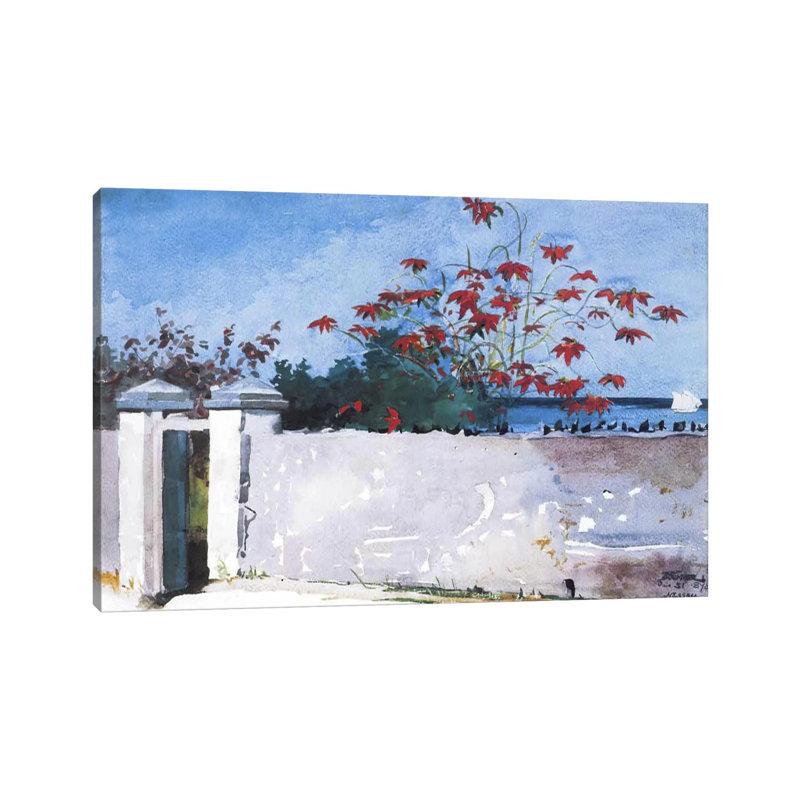 A Wall, Nassau, 1898 - Wrapped Canvas Painting