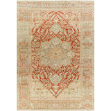 Antique One Of A Kind One-of-a-Kind 8'1" X 11'4" Hand Knotted Area Rug