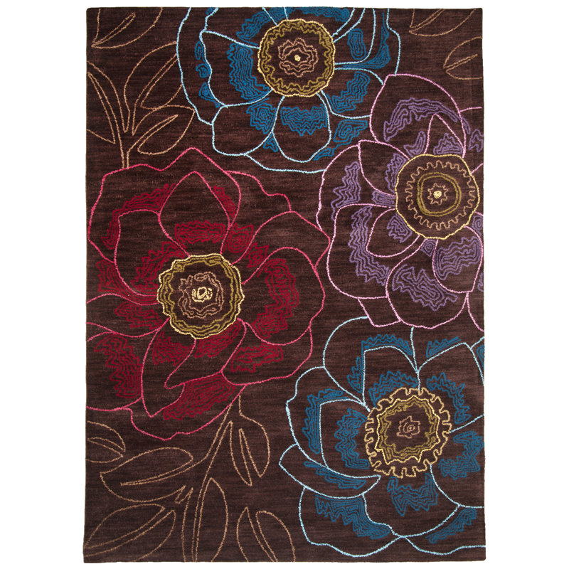 Lindahl Floral Hand Woven Area Rug, Rectangular 200 x 300cm