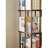 Rotating solid wood bookcase-112217993