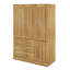 Armoire penderie 4 portes avec 3 tiroirs de rangement intégrés-767175792