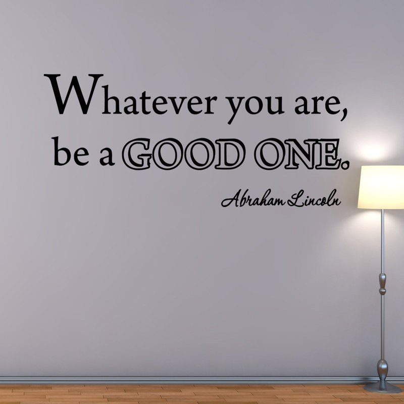 Text & Numbers Wall Decal, 10" x 22"