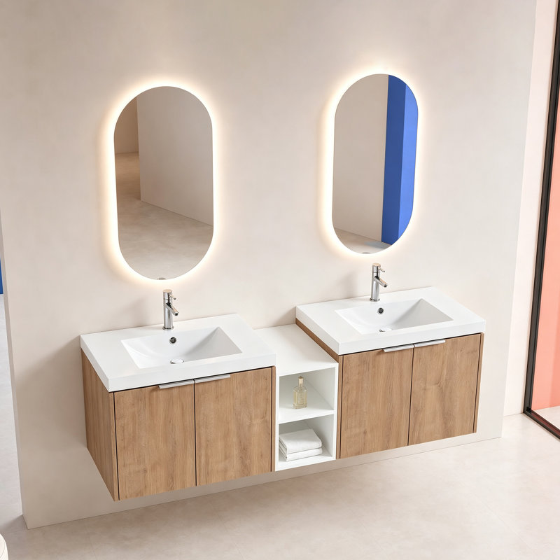 Meuble-lavabo flottant 60 "Unitas (RTA), 60"
