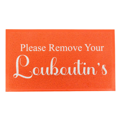 Batdorf Non-Slip Floral Doormat