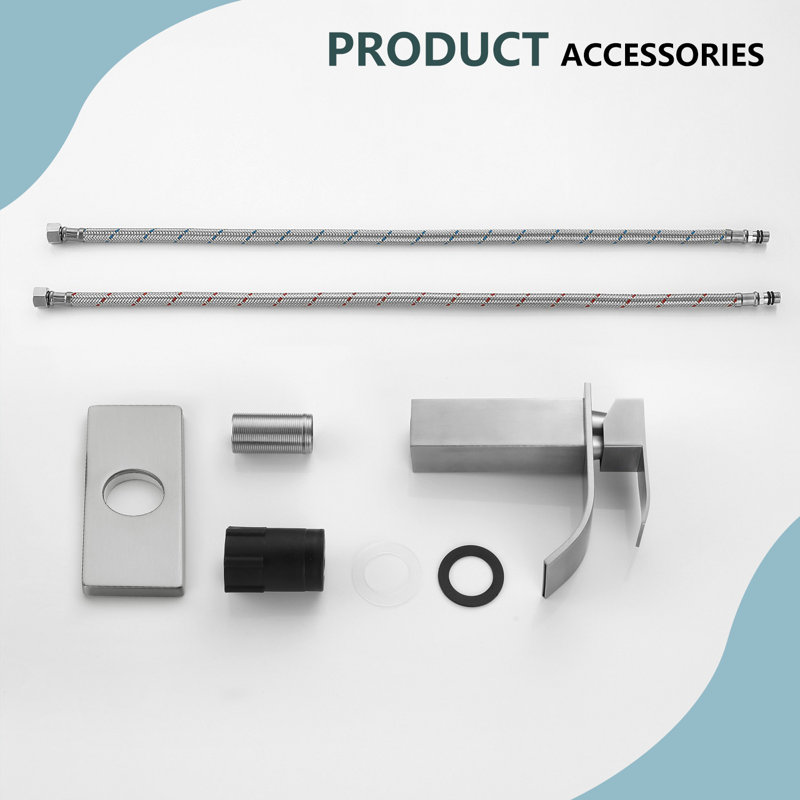 Single Hole Bathroom Faucet, Brushed Nickel