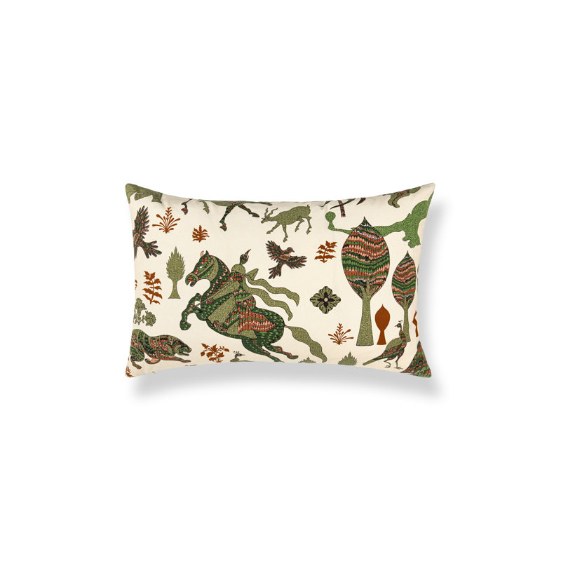 LEGENDS PILLOW, Olive Adobe Legends, Rectangle 14"H x 22"W