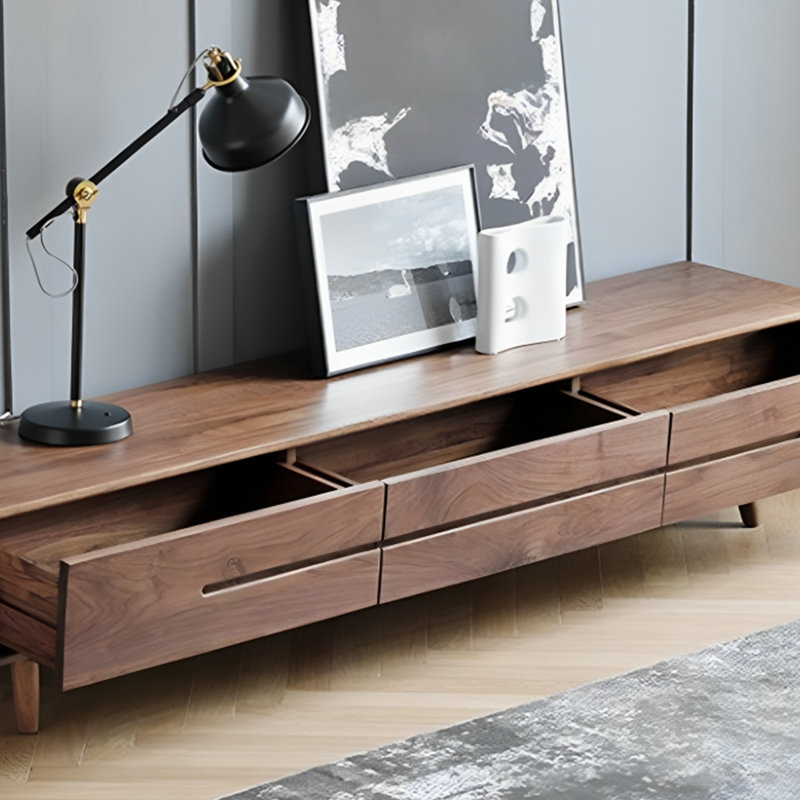 Durable Walnut TV Stand