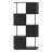 71" H  Mid-Century Bookcase, 4 Tier S-Shaped with Storage Cabinet for Living Room, Home Office-1736149928
