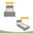 Platform Storage Bed, 2 Drawers With Wheels-692532623