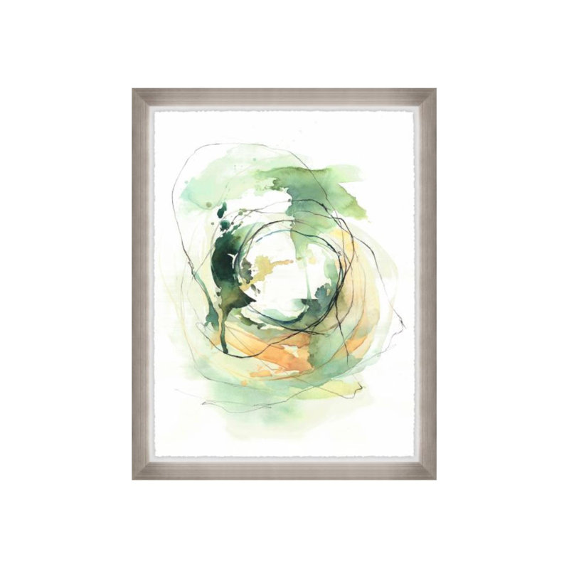 Ocean Voice II Print by L. Bodine, Glass Coat, 32" H x 24" W x 1.5" D