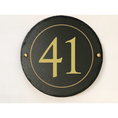 Easingwold 24cm H Stone House Number